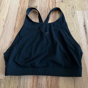 Ripped Alo Bra - Size L - Black